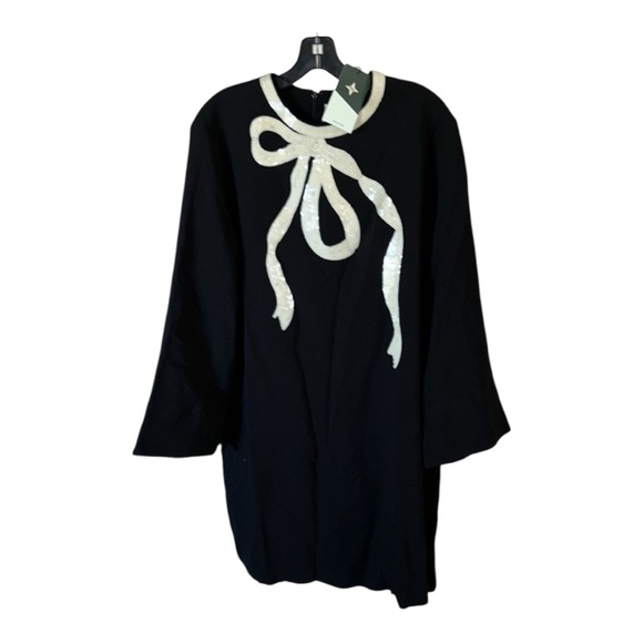 TUCKERNUCK Mini Black ⚫️ Bow Jamie Dress XL - Picture 4 of 8